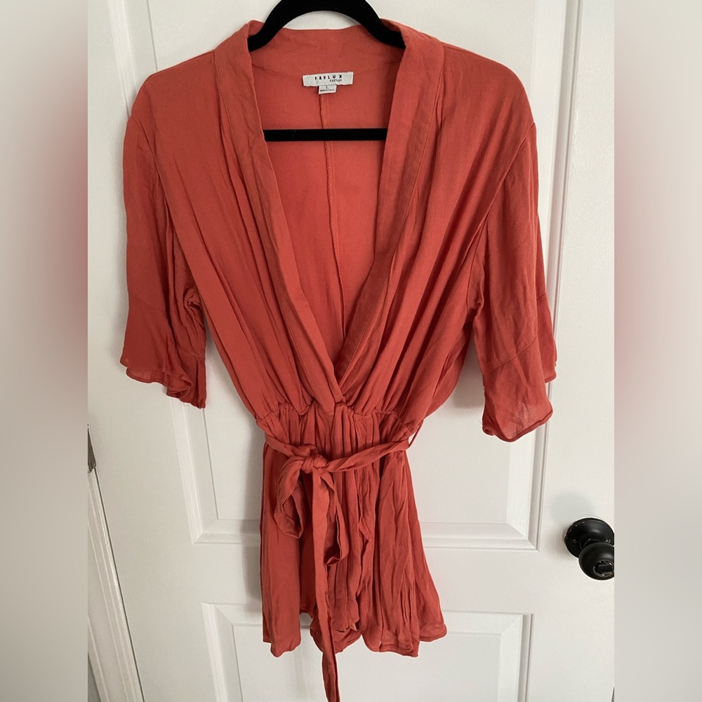 Orange romper Large Favlux